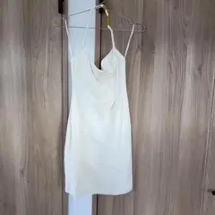 ZARA ワンピース　白　ミニ