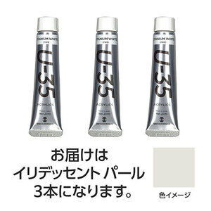 【3本×3セット】 ターナー色彩 U35 イリデッセントパール20ml TURNER108707X3 /l