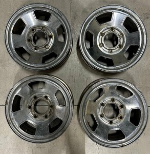 中古 マツダ MAZDA プロシード マービー キャブプラス 純正 ホイール 4本 SET 15×6J オフセット +30 PCD : 139.7 B2600 B2200 (H6103K）