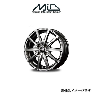 MID ユーロスピード V25 アルミホイール 4本 ハイゼット キャディ LA700V/LA710V(13×4J 4-100 INSET43 メタリックグレー)EUROSPEED V25