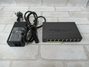 ▲Ω 新LE 0138k 保証有 NETGEAR【 GS108PEv3 】ネットギア ギガビット8ポート アンマネージスイッチ 通電確認済・祝10000取引!!