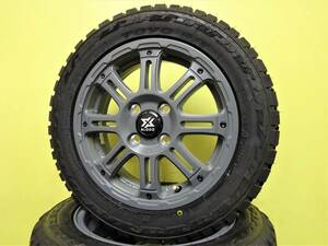 S3554 新品 4本 クロスブラッド X BLOOD XB01 4.5J +43 グレー 155/65R14 オープンカントリー R/T RT スペーシア ギア ウェイク ekクロス