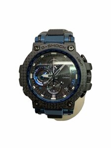 CASIO◆ソーラー腕時計・G-SHOCK/アナログ/BLU/BLK