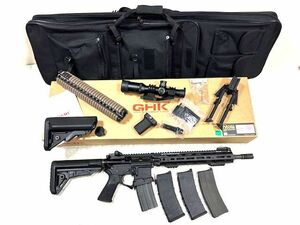 ★GHK★M4A1 RIS2 DANIEL DEFENSE カスタム多数/CO2/フロンガス/予備マガジン/ダニエルディフェンス/ブローバック