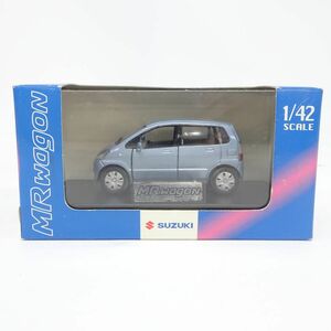 tyhd 6585-2 249 未開封 スズキ MRワゴン レイクブルーメタリック ZE9/カラーサンプル 1/42 SUZUKI MRwagon ミニカー