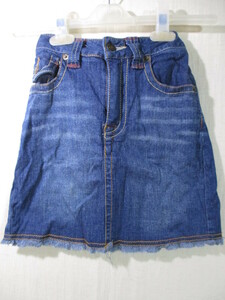 【アイク】スカート サイズ140色ブルーウエスト53-59/EAL