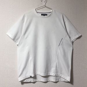 トミーヒルフィガー　半袖Tシャツ　白　ホワイト　ナイロン　XLサイズ