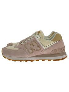 NEW BALANCE◆WL574/ピンク/25cm/PNK