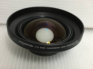 □ D229 □現状品 カメラ レンズ ワイドコンバージョンレンズ ワイコン WCON-07C OLYMPUS オリンパス 0.7X WIDE CONVERSION 