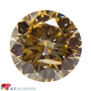 FANCY LIGHT ORANGE 0.186ct RD/RT2599/CGL