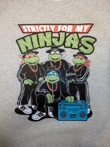 【Tシャツ】　『Strictly For My Ninjas』　タートルズ　S／M／L／XL