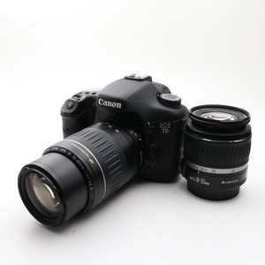中古 良品 Canon 7D ダブルレンズセット キャノン カメラ 一眼レフ 初心者 人気 おすすめ 新品CFカード付