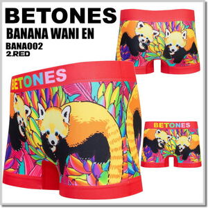 ビトーンズ BETONES アンダーウエアー BANANA WANIENN 2-REDフリーサイズ メンズボクサーパンツ