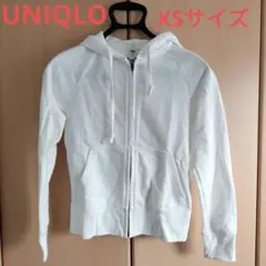 UNIQLO ユニクロ パーカー 白色 XSサイズ