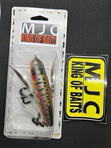 希少！新品未使用！レアカラー！MJC KING OF BAITS☆マスキージッタークローラー☆ステッカー付！14KCDヘドンカラー！！