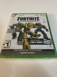 Fortnite Transformers Pack (Xbox Series X/S, Xbox One) - Brand New Sealed 海外 即決