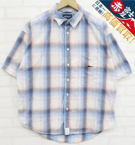 7T8763/DESCENDANT TROUT SS SHIRT 半袖チェックシャツ