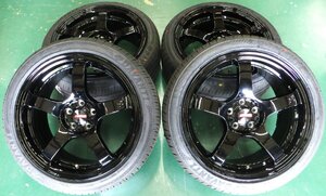 業者塗装後 未使用 17インチ 86 BRZ グラムライツ T57 RC 8J 215/45R17 インプレッサ カローラスポーツ ツーリング レガシィ レイズ