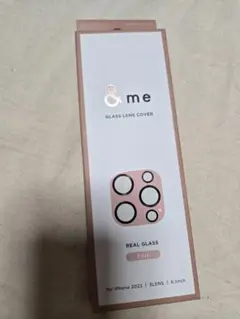 ピンク　iPhone　6.1Inch　&me カメラ　保護カバー　641