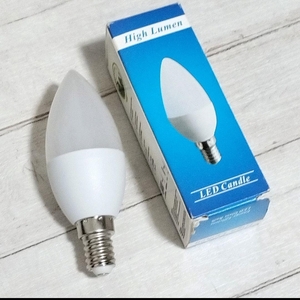 LEDCandle　電球　キャンドル型　High Lumen PSEマーク確認済　2個あり、セット売り可能！