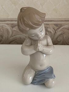 超定番の名品：リヤドロ お祈りの時間 LLADRO 置物 男の子