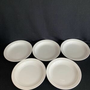 ◆◇◆　《　ブランド食器　》　Noritake/ノリタケ　TOUGHMATE【　中皿５枚　】　白　20cm　◆◇◆ 