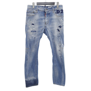 【特別価格】DSQUARED2 Tidy Biker Jean タイディ バイカー ジーンズ デニムパンツ ネイビー サイズ メンズ46