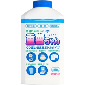 まとめ得 重曹ちゃん ボトル ５００ｇ カネヨ石鹸 食器用洗剤・自然派 x [8個] /h