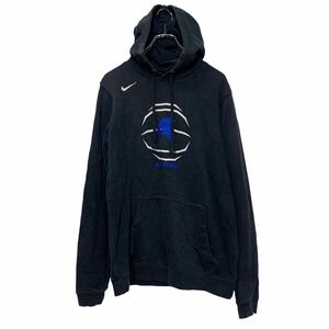 NIKE ロゴ スウェット パーカー ナイキ S サイズ ブラック プルオーバー 古着卸 アメリカ仕入 a610-5236