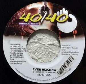 【Sean Paul / Ever Blazing】 [♪ZG] [♪ZQ] (R7/1)