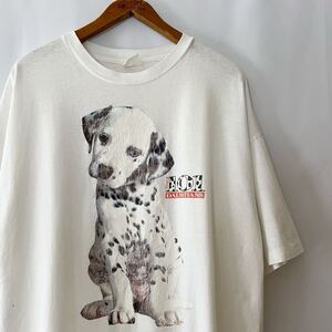 90s 101 DALMATIANS 101匹わんちゃん ムービー Tシャツ ビンテージ 90年代 101匹ワンちゃん 映画 オリジナル ヴィンテージ ディズニー