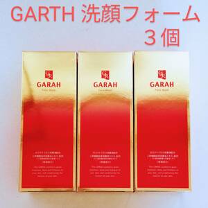 【定価6050円×3個セット】GARAH 洗顔フォーム ガラクトミセス培養液・ヒト幹細胞培養液配合 120g 日本製 新品