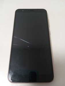 SIMフリー ASUS ZenFone Live-L1 ゴールド 動作確認済 画面割れあり