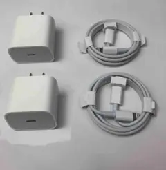 期間限定割引@充電器2個 1m2本 iPhone タイプC データ転送ケnl6