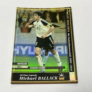 ♪♪WCCF 15-16 ATLE ミヒャエル・バラック Michael Ballack Die Nationalmannschaft 未変換♪三点落札で普通郵便送料無料♪