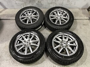 6.5分山程 アルミ付(WW5K001)SEIN 14x5.5J 4穴 100 + DUNLOP WINTERMAXX WM01 175/65R14 82Q 2018年 スタッドレス 冬タイヤ 送料無料