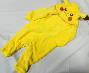 3F3239*激安sale!!新品 こども服 なりきりスーツ/つなぎ/カバーオールsize80　1枚★Pokemonポケモン/ポケットモンスター/ピカチュー