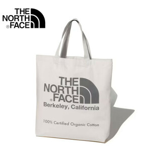 【NM81971 ZG-1】 THE NORTH FACE　ノースフェイス　オーガニックコットントート　Organic Cotton Tote　トートバッグ グレー