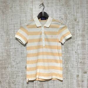 A393◇FRED PERRY｜フレッドペリー　レディース半袖ポロシャツ　サイズ36（S)