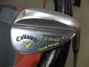 中古お値打ちウエッジ★Callaway　MACK DADDY2　58/9T　S-200です。