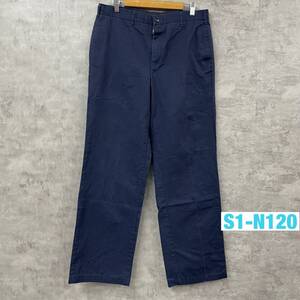 36R×34 DSCP 実物 米軍 軍パン ミリタリーパンツ TROUSERS ネイビー ジップフライ 実寸W34in 8405-01-457-6938 USA 海外輸入 古着 S1-N120