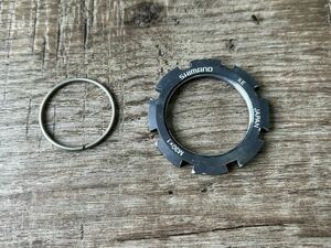 ★美品 ★SHIMANO シマノ ★XTR FC-M952 ★Lock Nut & Stop Ring ★3-1C4 98010 XE ★M950 951 750 570 DEORE XT LX 互換 ★Vintage Rare