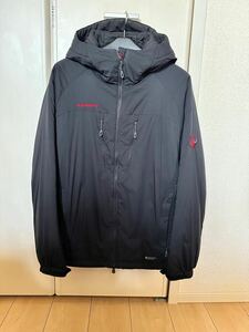 早い者勝ち MAMMUT FLEXLIGHT Insulation Hoody Men パーカー マムート PERTEX ブラック サイズM ナイロンジャケット