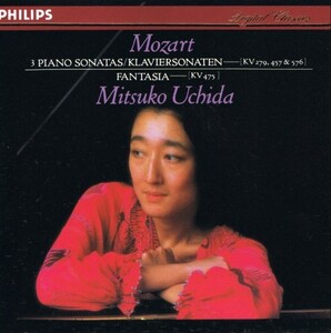 CD MOZART: 3 PIANO SONATAS K.279,457,&576 / MITSUKO UCHIDA