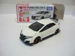 トミカ　Nｏ.７６　◎ ホンダ シビック　ＴＹＰＥ－Ｒ ■ 2016年新車シール　ベトナム製　Ｆ0116 