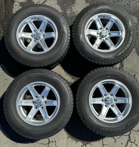 17インチ スタッドレス トヨタ プラド ダンロップ ウィンターマックス SJ8 265 65R 17 weds keeler 17 × 8J +25 バリ目 DUNLOP 