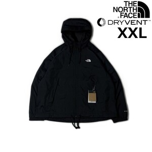 1円～!売切!【正規新品】THE NORTH FACE◆W ANTORA RAIN HOODIE マウンテンパーカー US限定 撥水 防水 高機能 アウトドア(XXL)黒 180915-60