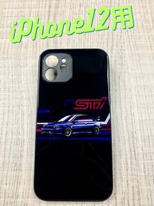 処分セール！ iPhone12 ケース スマホ スバル インプレッサ GC8 STI スポーツカー レーシングカー 車 自動車 スマホカバー JDM TPU