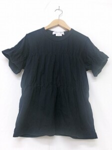 COMME des GARCONS COMME des GARCONS コムデギャルソン コムデギャルソン 半袖カットソー ネイビー S RE-T007 AD2019 T恤　T-shirts