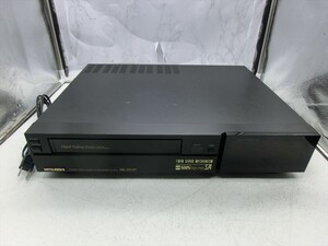 【IJ45-67】【140サイズ】MITSUBISHI 三菱　HV-S74 S-VHS ビデオデッキ/通電可/ジャンク扱い/※傷、汚れあり